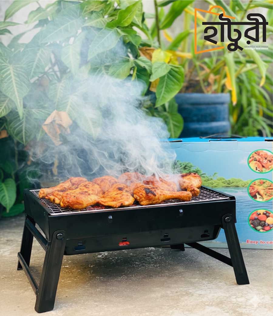 Portable Barbecue Grill with Stand