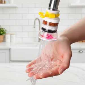 3-in-1 Filtered Kitchen Tap Head: Clean Water & Zero Splash