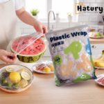 PINTU Elastic Plastic Wrap Food Covers (100 PCS)